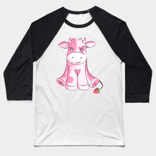 Strawberry Cow Baseball T-Shirt